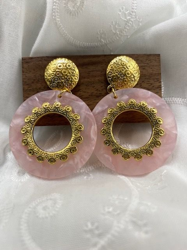 Boucles d'oreilles Rose