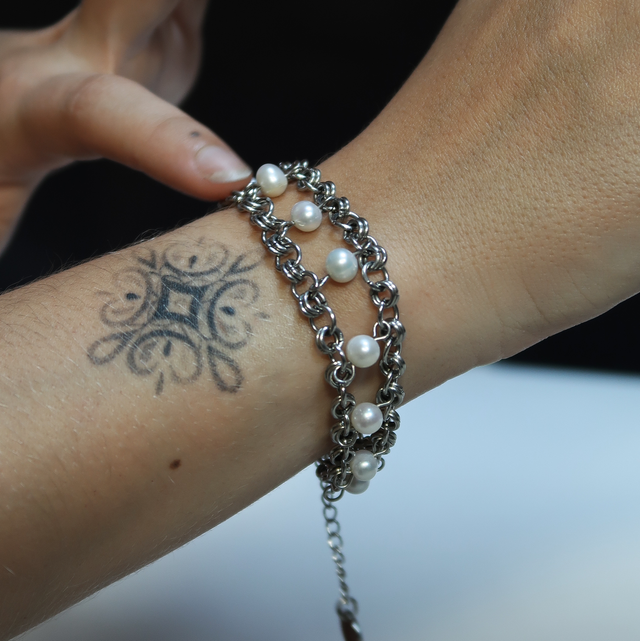 Bracelet Nymphéa Argent