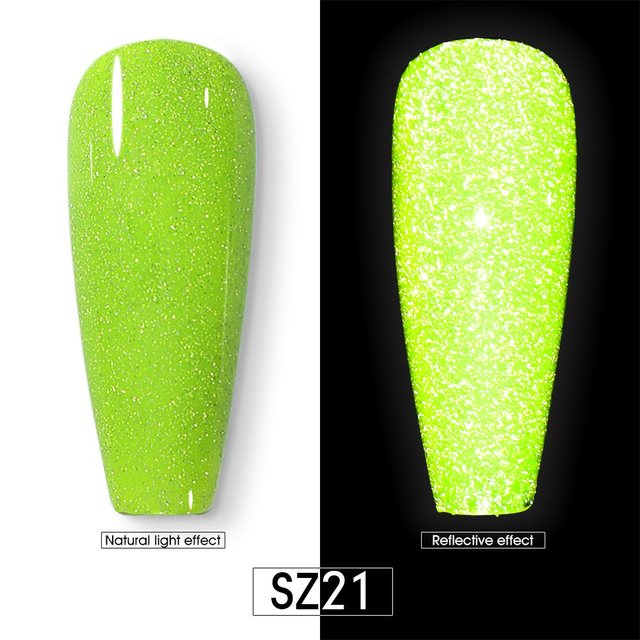 Vernis semi-permanent réflectif SZ-21 ✨