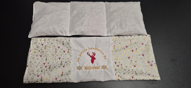 Bouillotte sèche aux noyau de cerise - déhoussable