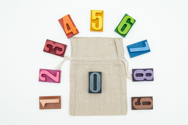 Coffret Les Chiffres Bicolore 