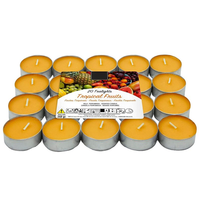  Lumar Aromatic Velas aromáticas (Tropical Fruti Pack 20 Velas)