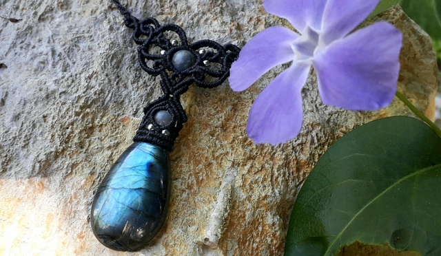 Collier • labradorite 