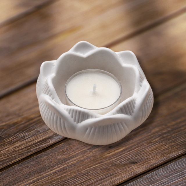 Teelichthalter Lotusblume