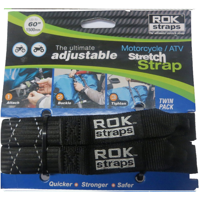 BLACK REFLECTIVE ROK STRAPS 