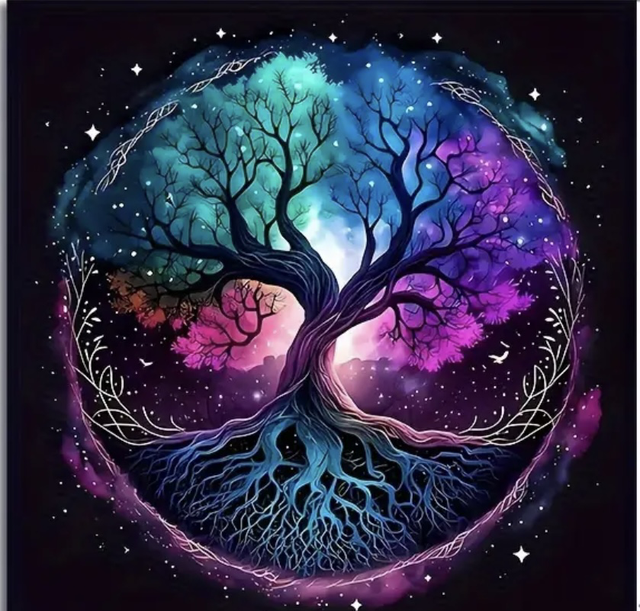 Alttariliina elämänpuu 