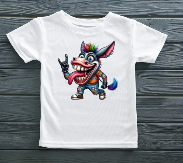 Children’s funny donkey t shirt