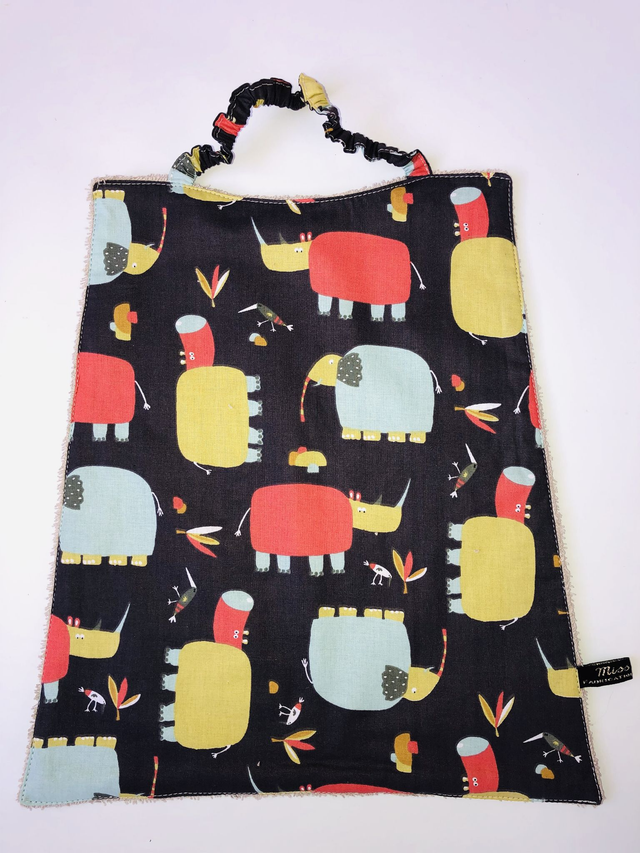 Bavoir Rhinocéros &amp; Hippopotames