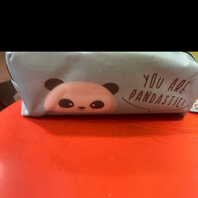 Mini astuccio poliestere i total Panda poliestere/pvc