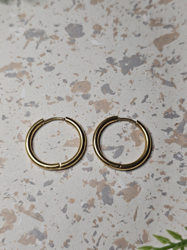 Créole ronde 24mm Or