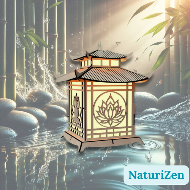 Lanterne Bouddha Lotus