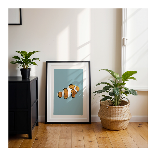 &#039;Clown Fish&#039; art print