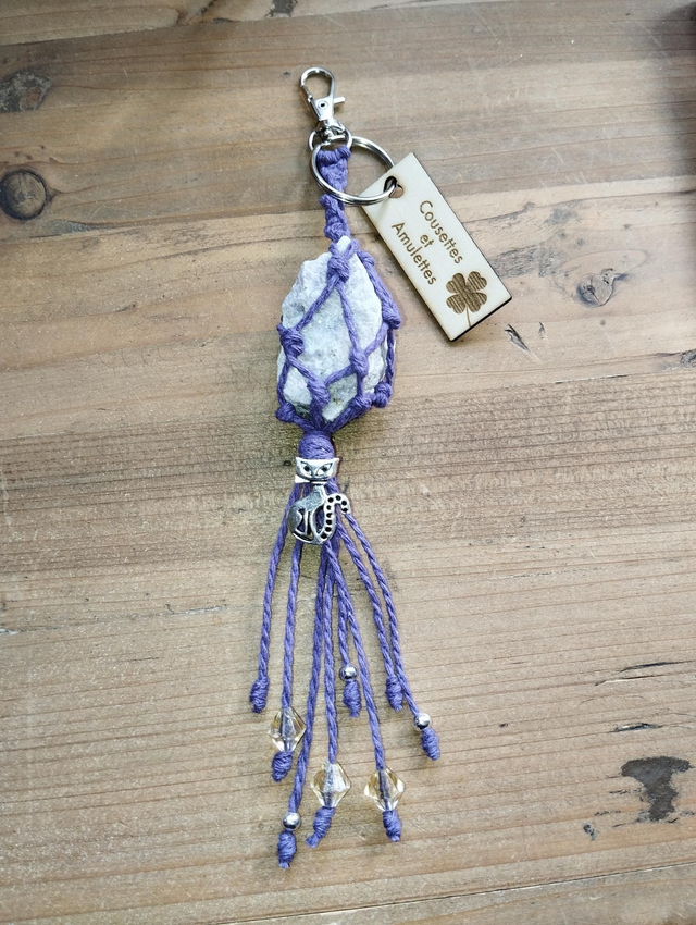 Porte clé Améthyste 