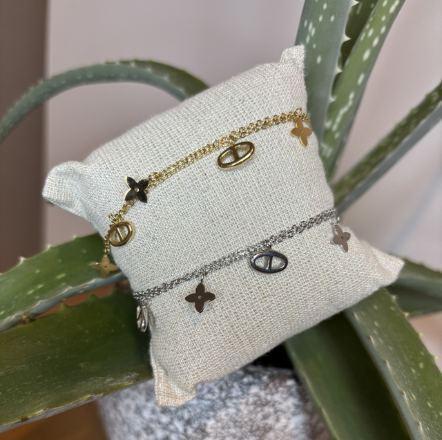 Bracelet double rangs 