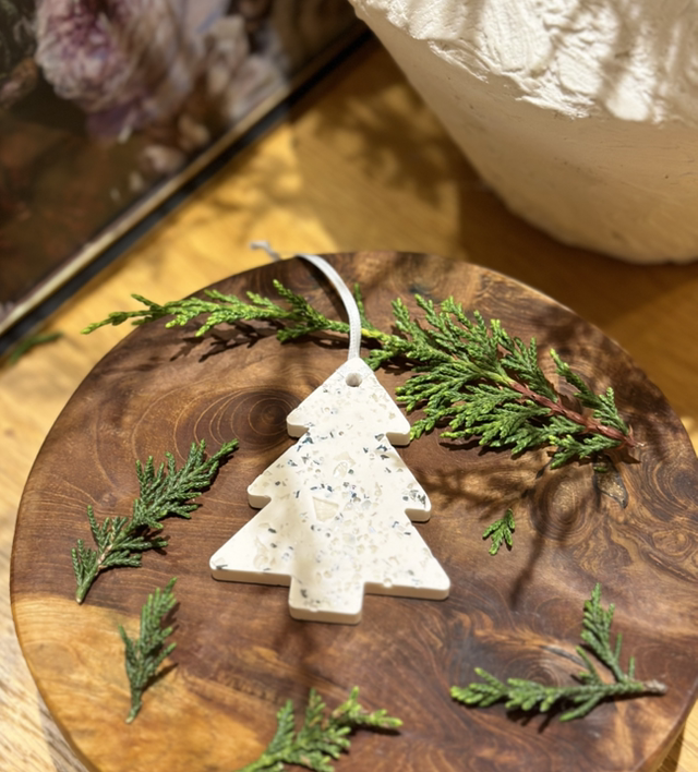 SET OF 4 BAUBLES IRIDESCENT