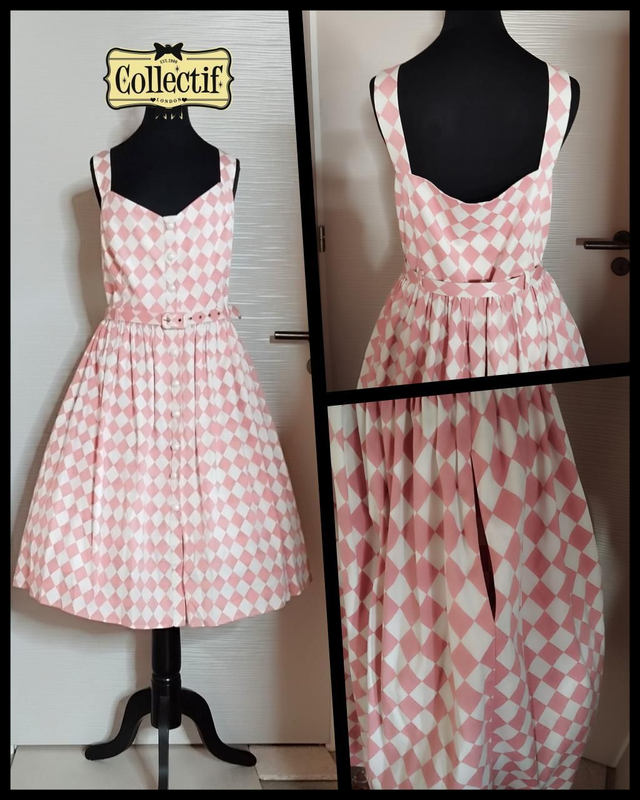 Robe Collectif Jemima Arlequin T48