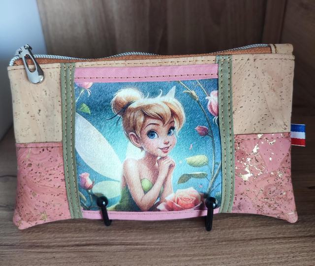 Pochette fée douceur rose poudré