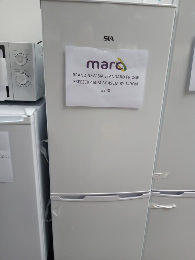 Brand New SIA standard fridge freezer