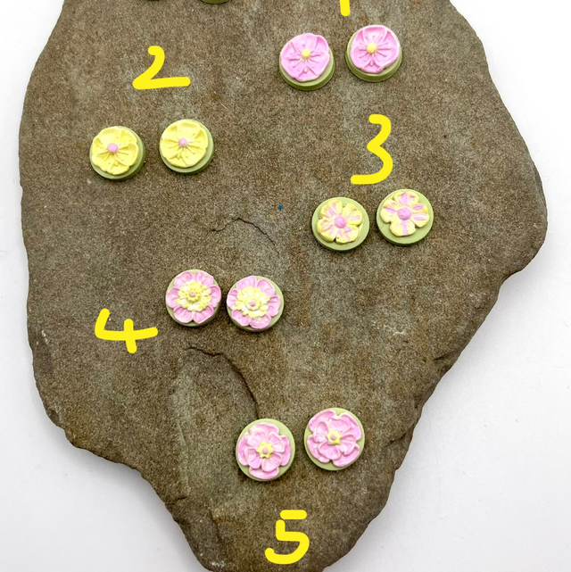 Blossom statement studs #4