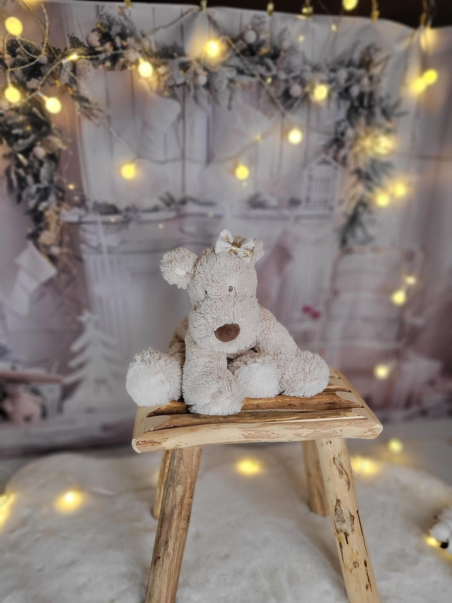 Barrette blanche et étoiles dorées ⭐️