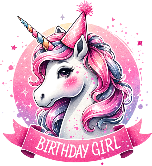 Unicorn Birthday Girl