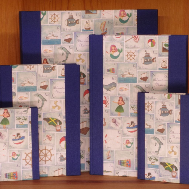 Agende Blu Navy Abbecedario