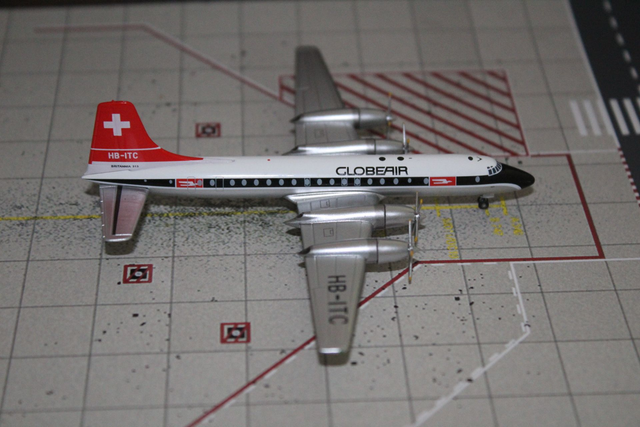 Globe Air Bristol Britannia (HB-ITC), 1:400