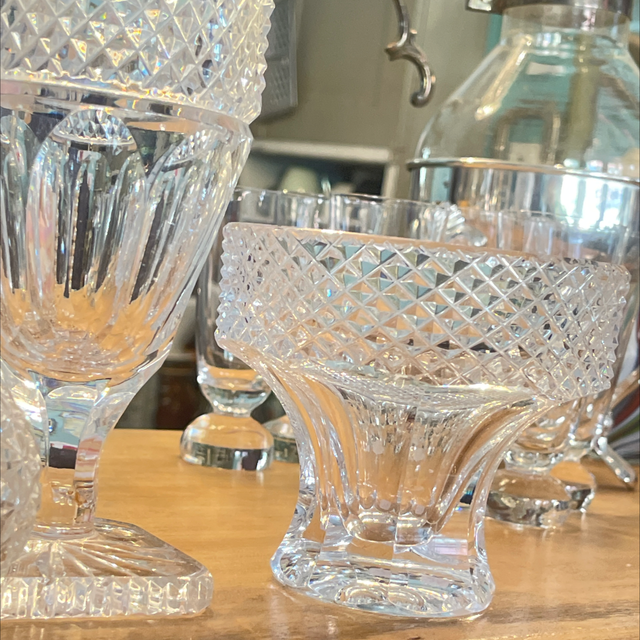 Kristall Behälter für Snacks 