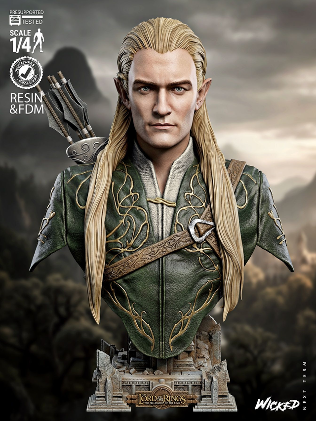 BUSTE PORTRAIT LEGOLAS série movie