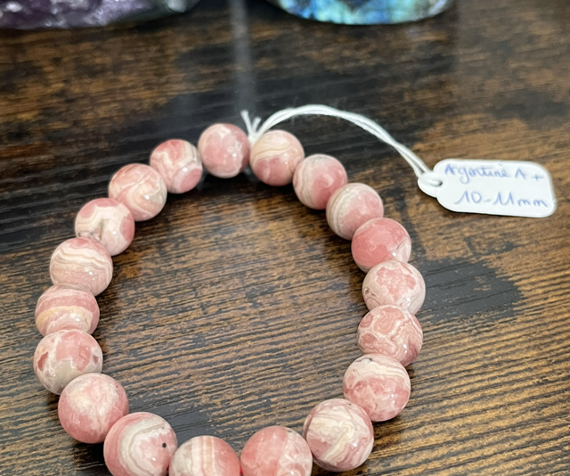 Bracelet de Rhodochrosite 