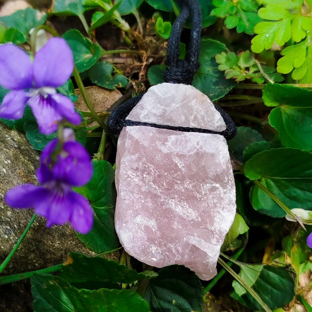 Collier Quartz rose