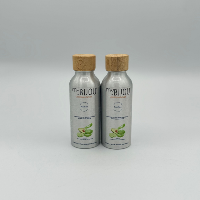 PearlSpa 100 - Shampoing &amp; Gel Douche concentré 100ml. Lot de 2 - Idéale pour le voyage (pour lui &amp; pour elle)