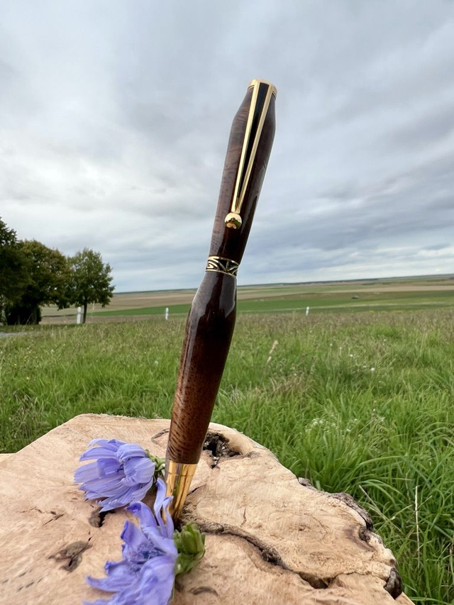 Stylo art deco OR loupe d&#039;Albisia