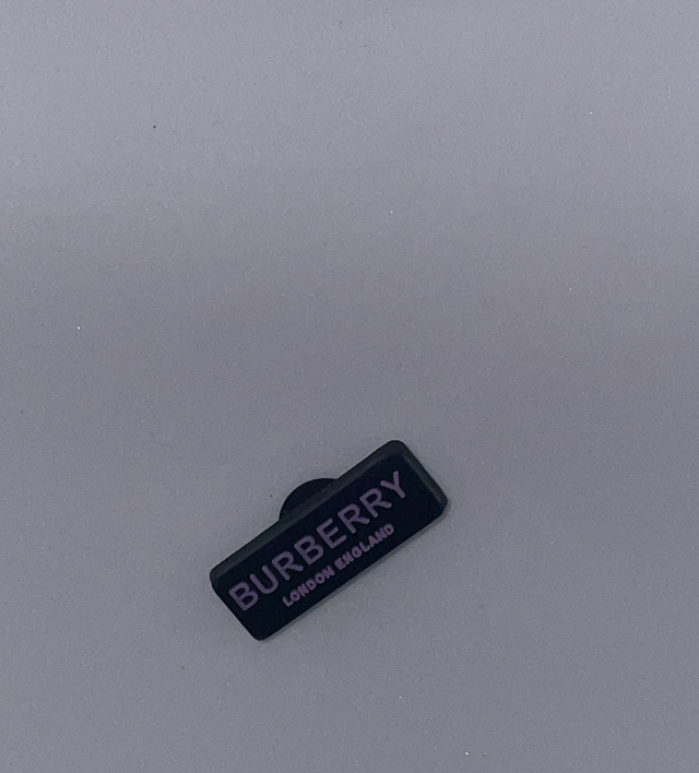 Purple Balenciaga B Charm