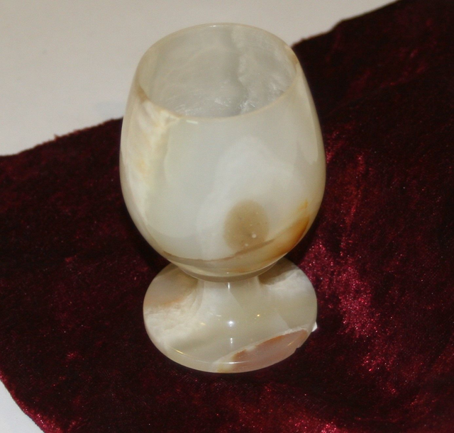 Trinkglas Onyxmarmor