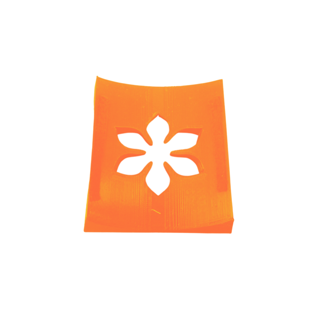 Orange cup mug cradle holder 