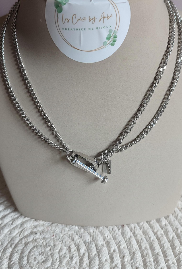 COLLIER ARGENT / ACIER INOXYDABLE 0001184