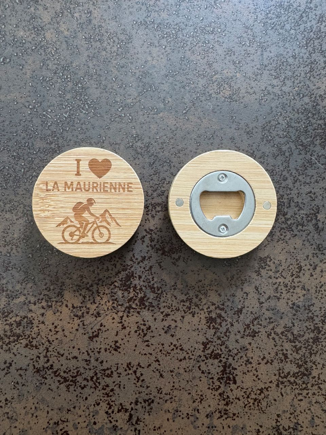 Ouvre bouteille magnet rond