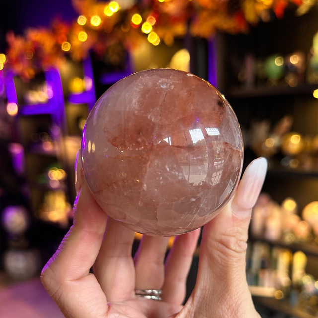 Fire Quartz Sphere R48J2 (Middle)