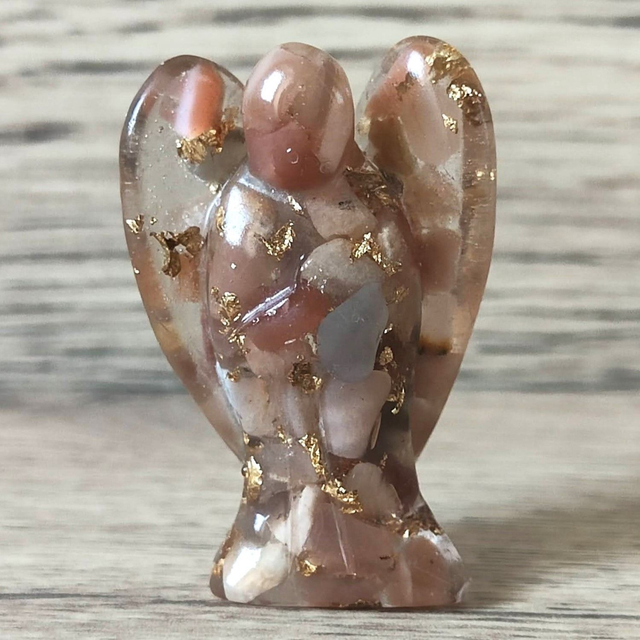 Ange orgonite pierre de lune