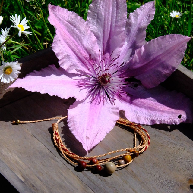 Bracelet "Constellation" Jaspe Mokaïte