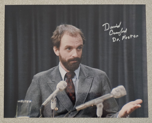 David Crawford Autograph (as Dr. Foster from Dawn of the Dead) 