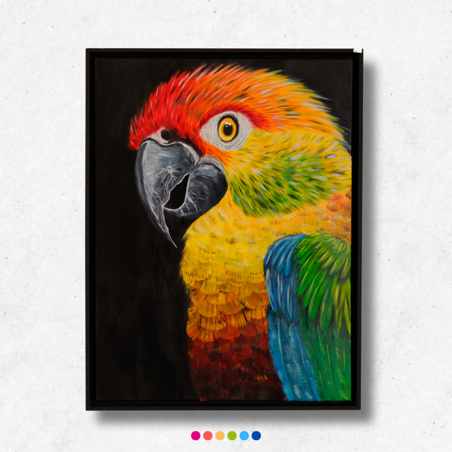 Papegaai | Schilderij