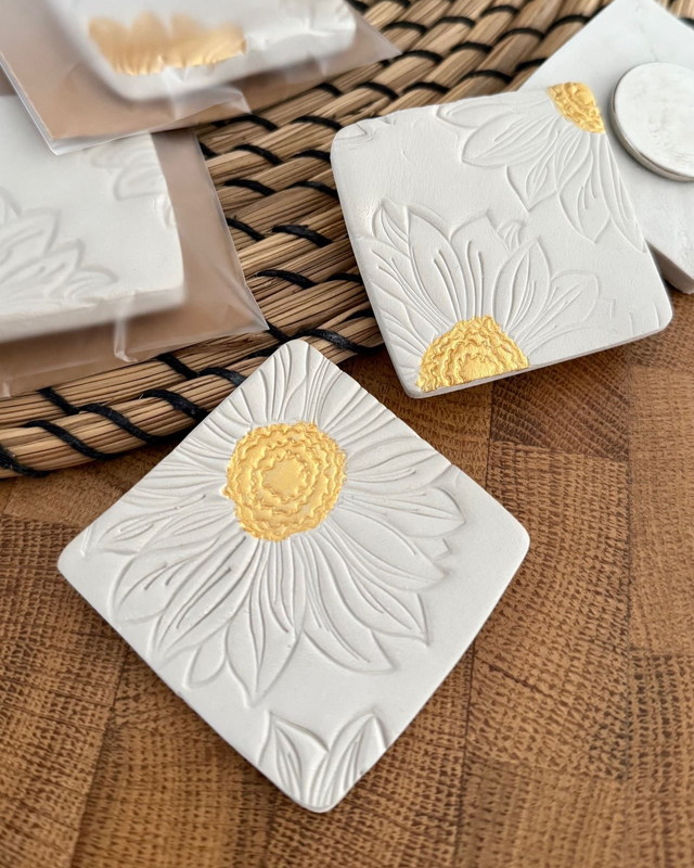 "Joli Tournesol" Magnet à parfumer