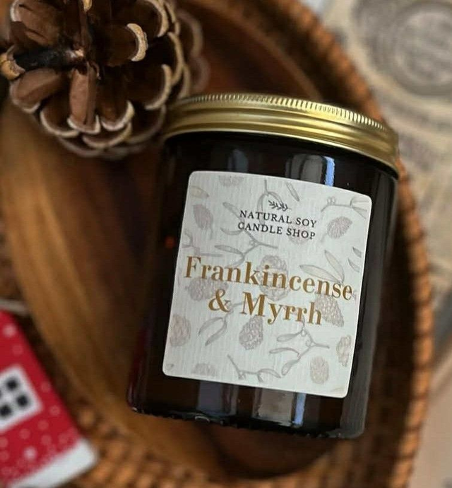 Frankincense &amp; Myrrh Soy Candle