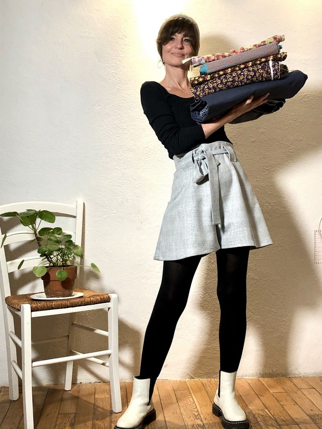 Short argenté Taille 38