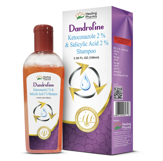 Healing Pharma Dandrofine – Anti Dandruff Shampoo