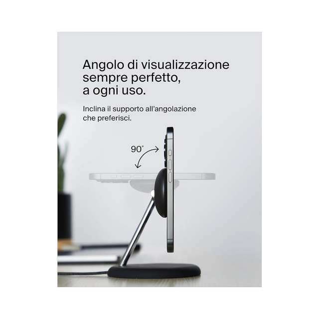 BELKIN Stazione di ricarica 3-in-1 con Qi2 (15W) (Nero)