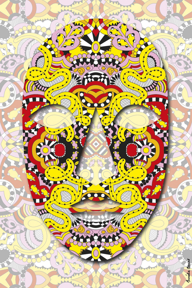 IMPRESSION D’ART / MASQUE VÉNITIEN (01)