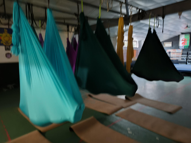 Aerial yoga Tuesday 12pm